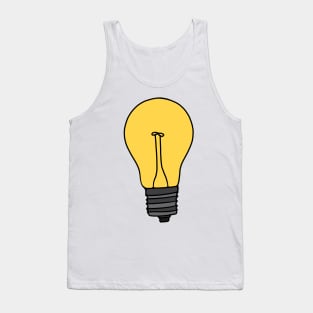 Yellow Lightbulb Tank Top